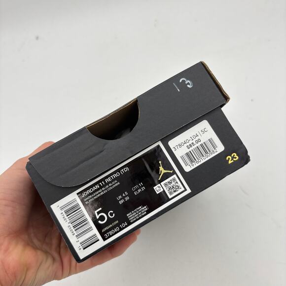 Nike Jordan 11 Retro Basketball Shoes Sneakers Baby 5C 18 Months - Picture 15 of 15